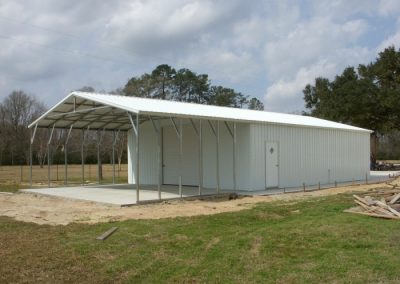 Metal Shed with Storage